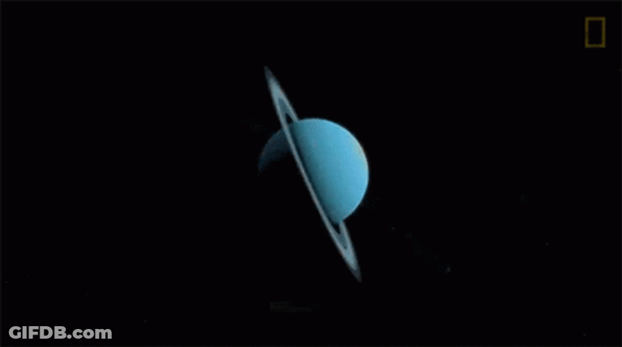 Uranus Science Blue Planet GIF