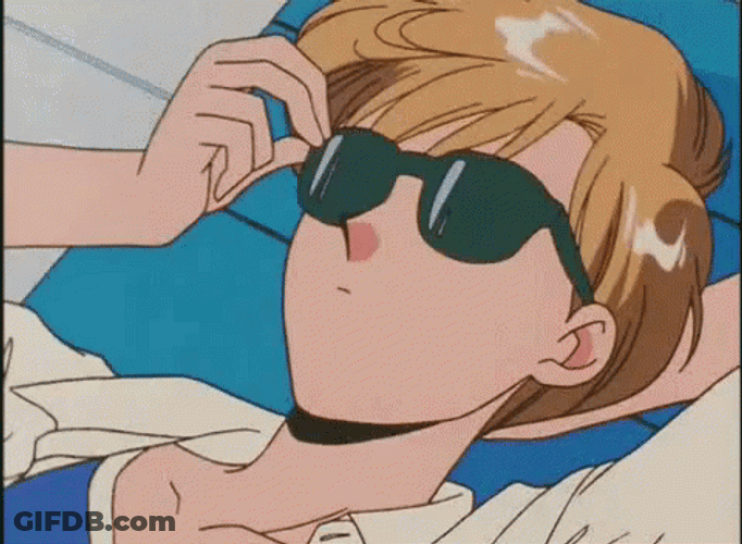 Uranus Sunglasses Sailor Moon GIF