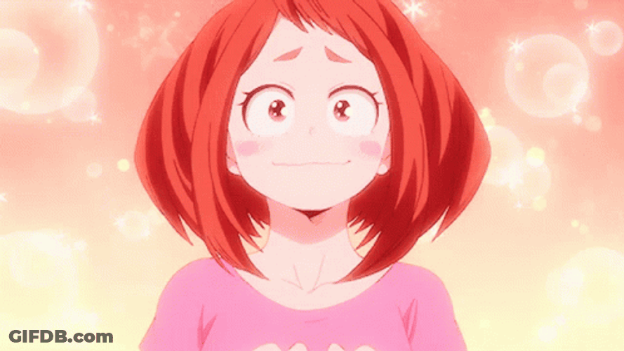 Uraraka Big Smile GIF