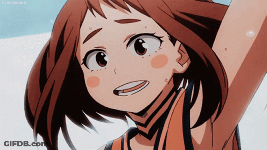 Uraraka Lovely Smile GIF