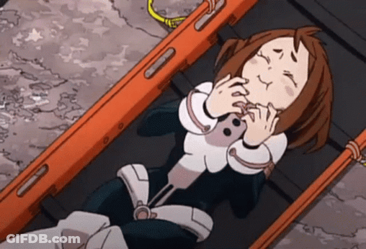Uraraka Playful Laugh GIF