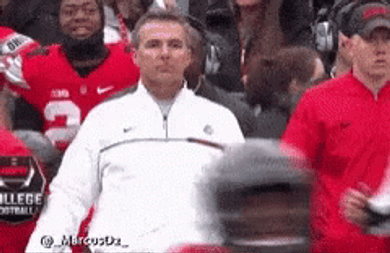 Urban Meyer Disappointed Look GIF