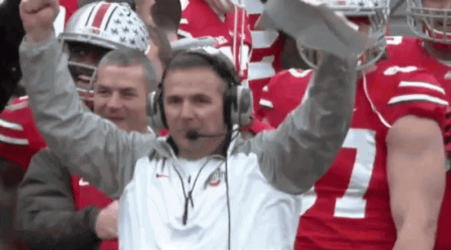 Urban Meyer Power Punch GIF