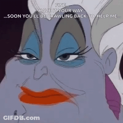 Ursula Little Mermaid GIF