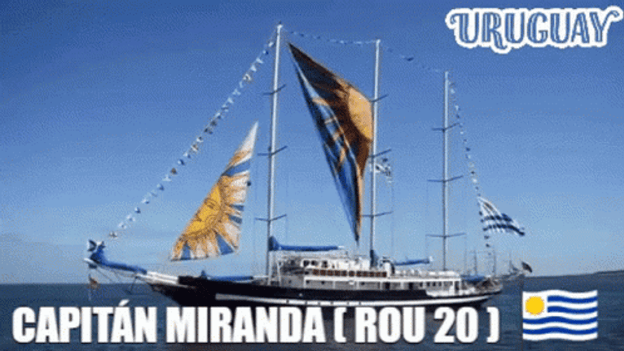 Uruguay Capitán Miranda Ship GIF