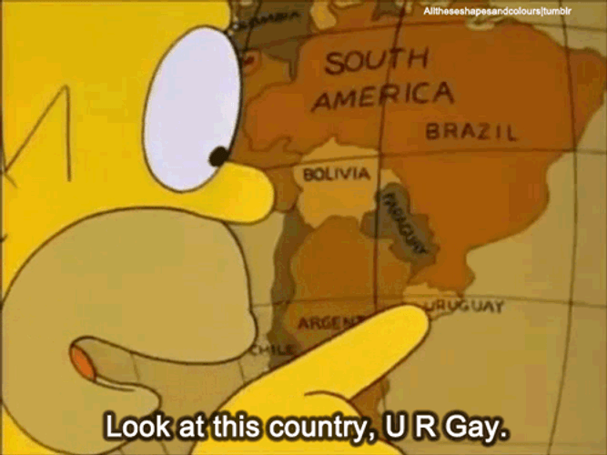 Uruguay Homer Simpson GIF