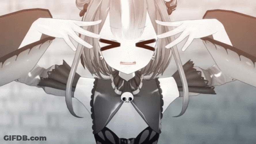 Uruha Rushia Creates Flashbang GIF