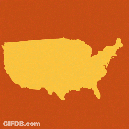 US Map Saying Be Grateful You Are On Native GIF
