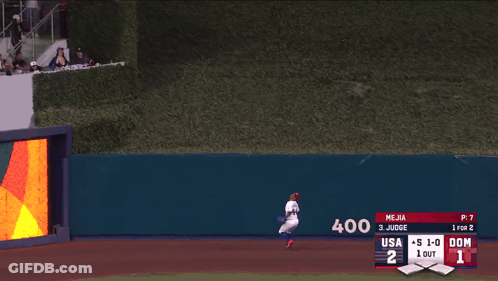 USA And Mejia Team Playing Baseball GIF