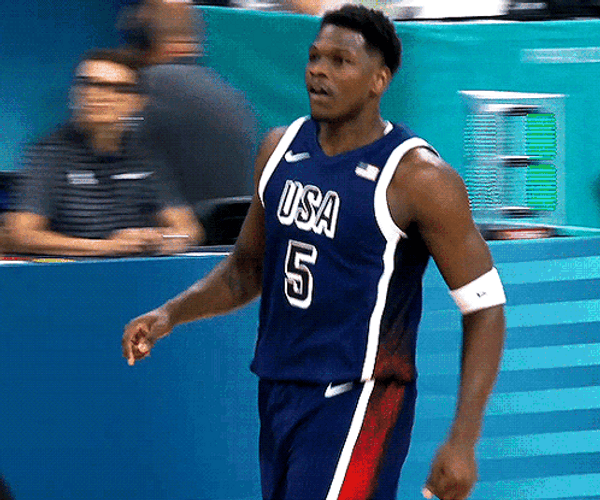 Usa Basketball Anthony Edwards Excited GIF
