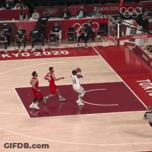 Usa Basketball Bam Adebayo Dunk GIF