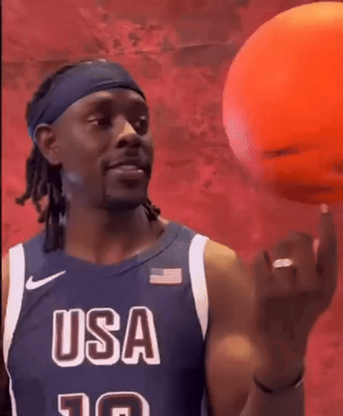 Usa Basketball Bam Adebayo Spin GIF