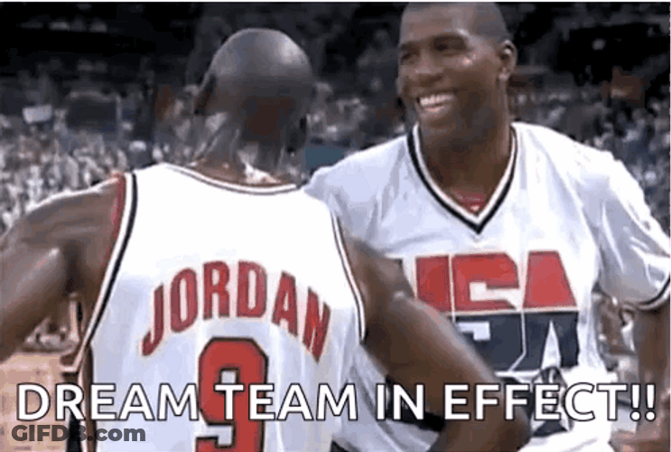 Usa Basketball Dream Team GIF