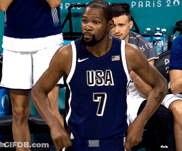 Usa Basketball Kevin Durant Locked In GIF