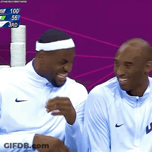 Usa Basketball Kobe And Lebron GIF