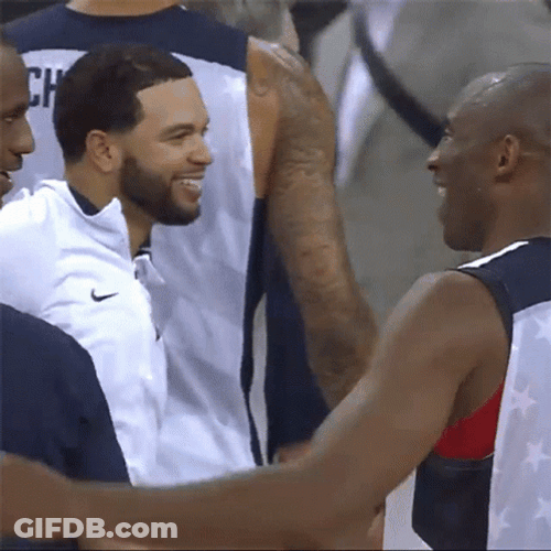 Usa Basketball Kobe Commends Lebron GIF