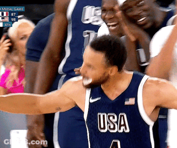 Usa Basketball Lebron And Steph GIF