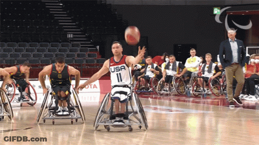Usa Basketball Wheelchair Steve Serio GIF