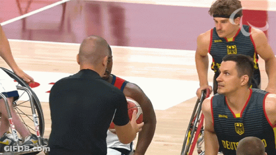Usa Basketball Wheelchair Team GIF