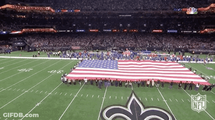 Usa Flag United States Football GIF