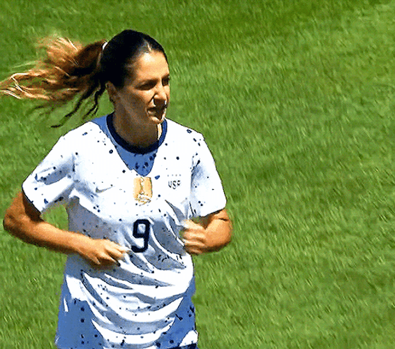 Usa Soccer Savanna DeMelo Jog GIF