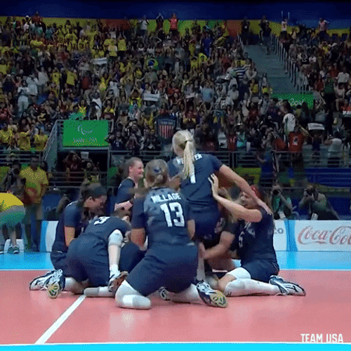 Usa Volleyball Paralympics Women's Team GIF