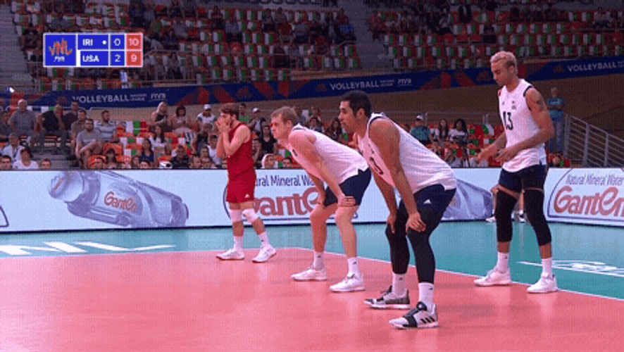Usa Volleyball Receiving Preparations GIF
