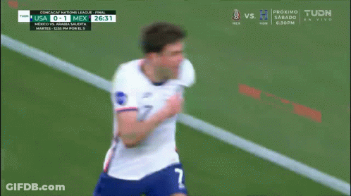 USA Vs Mexico Soccer Game GIF