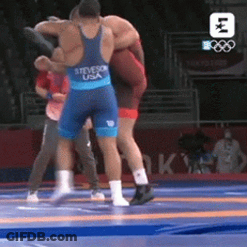 USA Wrestler Wrestling Another USA Wrestler GIF