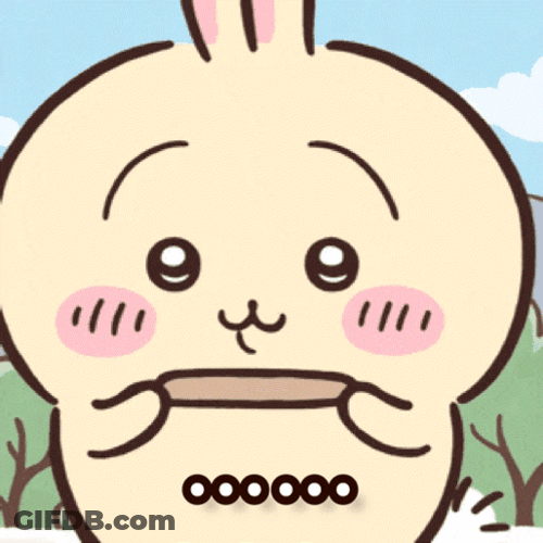 UsagI Chiikawa Breakin Stick GIF