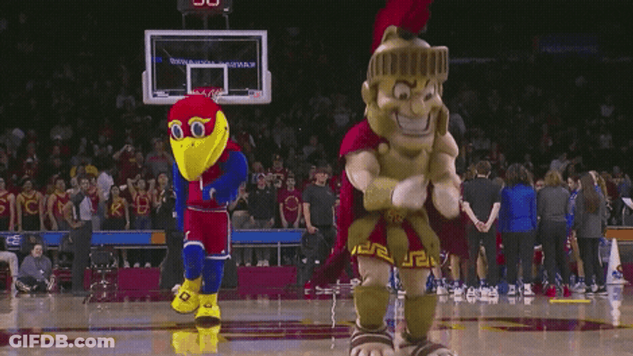 Usc Mascot Dancing GIF