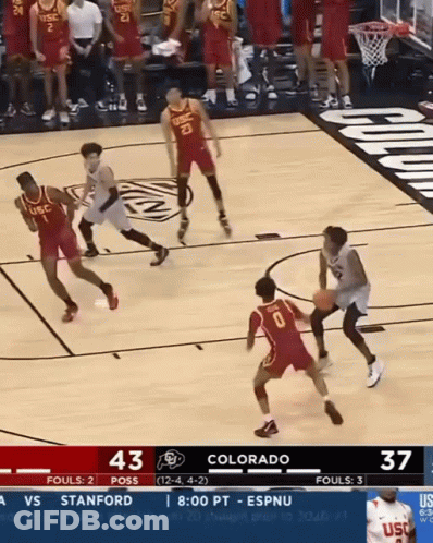 USC Vs Colorado Basketball Game GIF