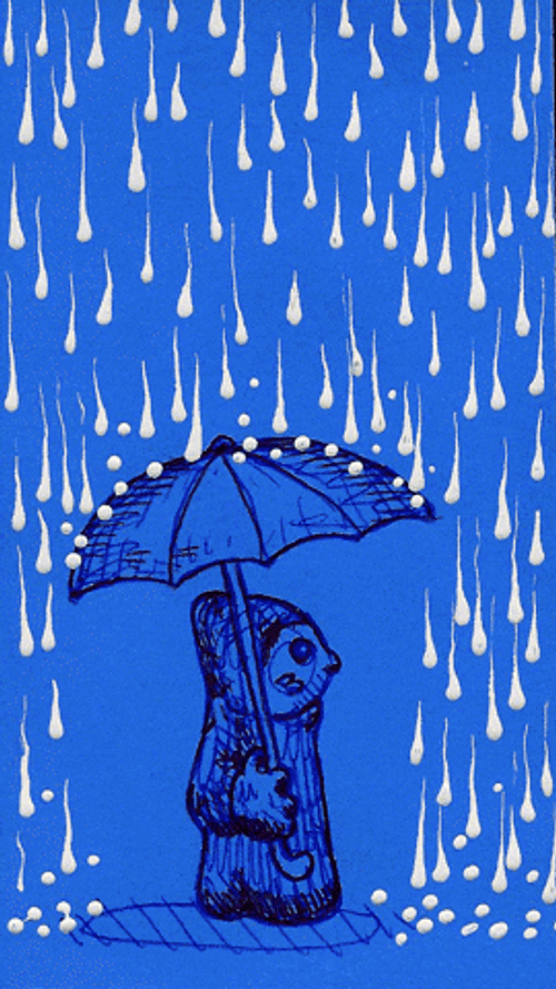 Use Your Umbrella Its Gonna Rain GIF