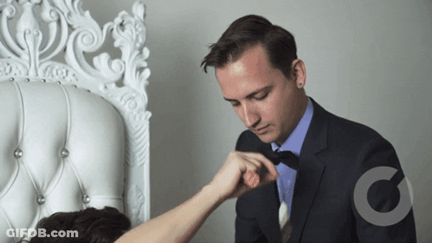 Used Tea Bag Thrown At Butler Face GIF