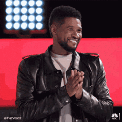 Usher Clapping His Hand GIF