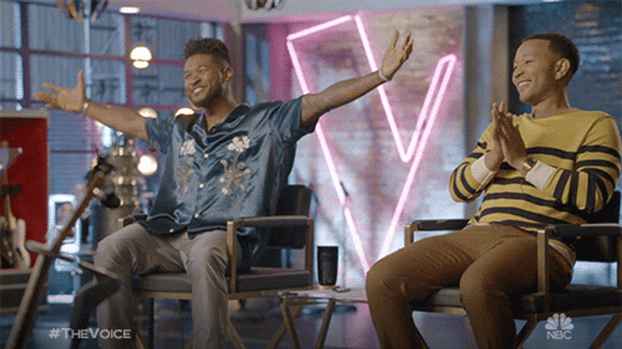 Usher In The Voice GIF