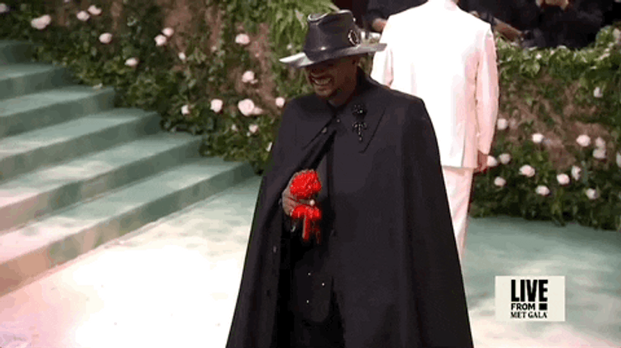 Usher Red Carpet Met Gala Appearance Meme GIF