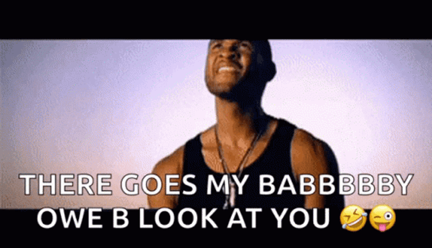 Usher Singing Music Video Meme GIF