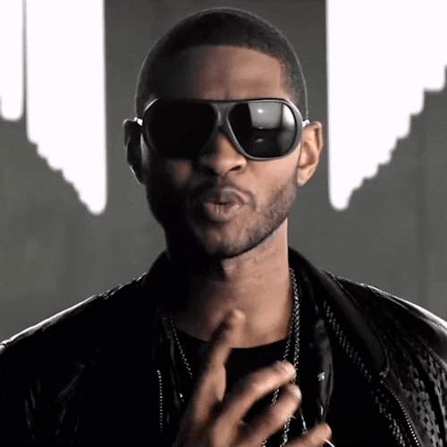 Usher Wearing Dark Shades Music Video Meme GIF