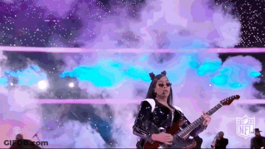 Usher With Gabby Wilson Performing GIF