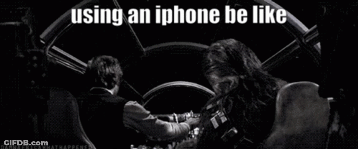 Using A Cool Iphone Be Like GIF