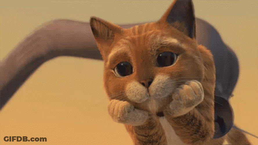 Using Puss In Boots Eyes Trick GIF