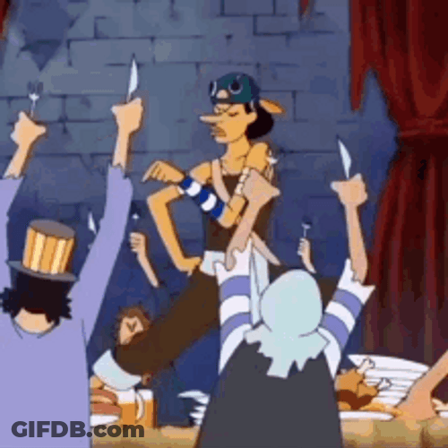 Usopp Dancing On Stage GIF