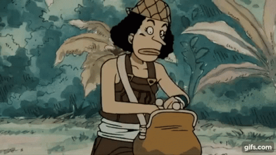 Usopp Drinking Coffee One Piece GIF