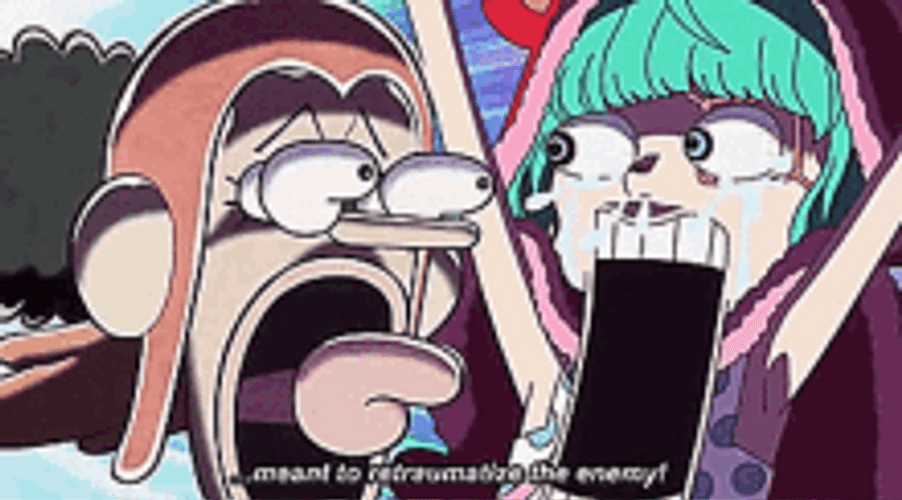 Usopp Leaning In Weirdly GIF