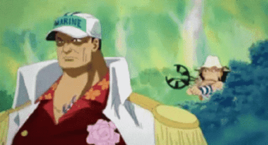 Usopp Shooting Akainu GIF