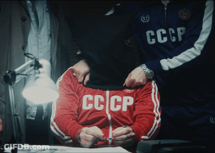 Ussr Interrogation Victim Wearing Black Hood GIF