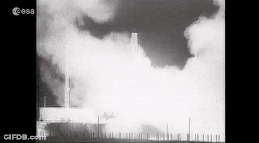 Ussr Space Rocket Sputnik Launch GIF