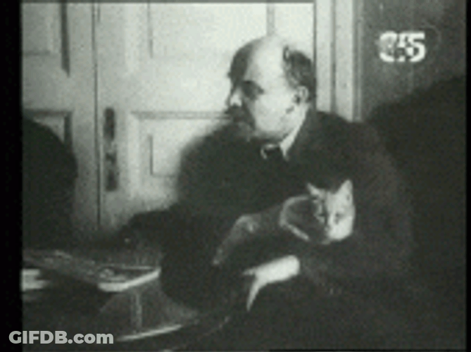 Ussr Vladimir Lenin Vintage Video Clip GIF