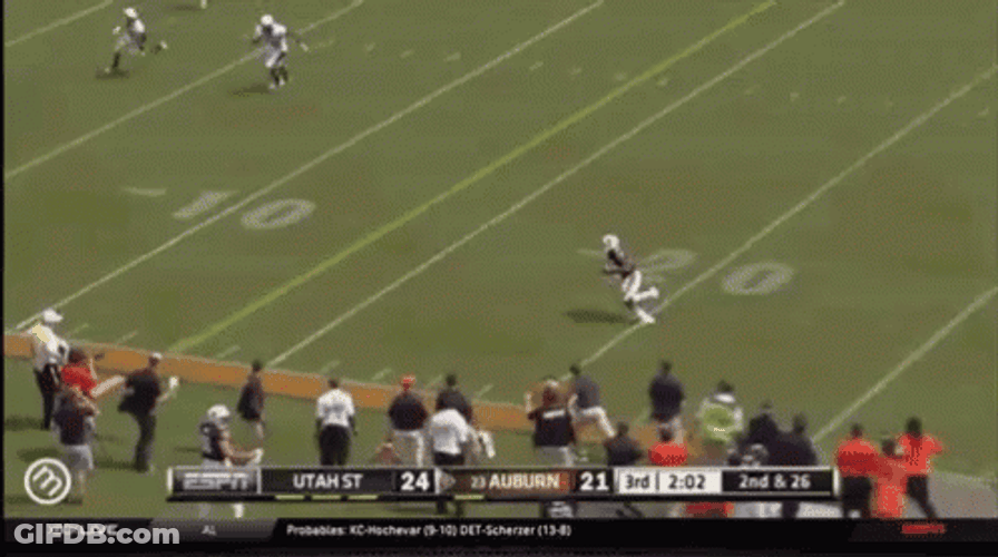 Utah Auburn Kickoff GIF